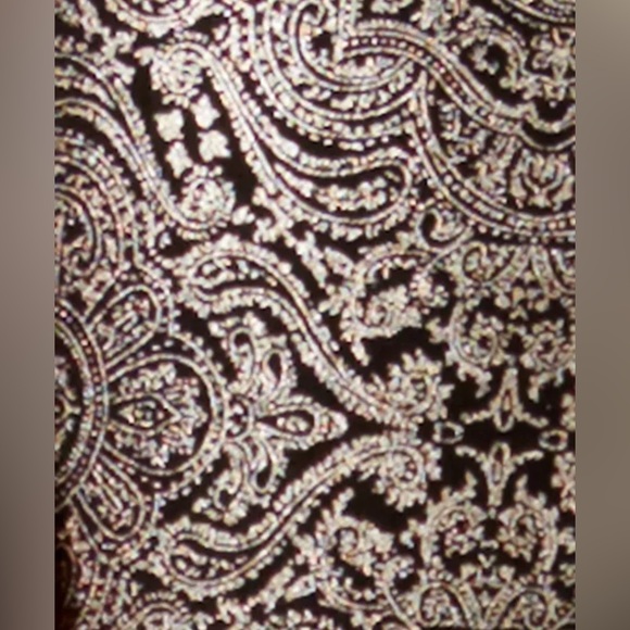 Alfani Metallic Patterned Skinny Pants - Picture 3 of 12